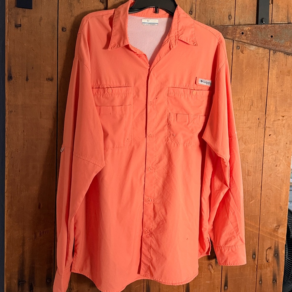 Columbia Coral Button-Up Shirt
